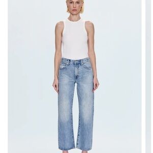 PISTOLA LEXI MID RISE BOWED STRAIGHT JEAN in BOWIE sz. 29